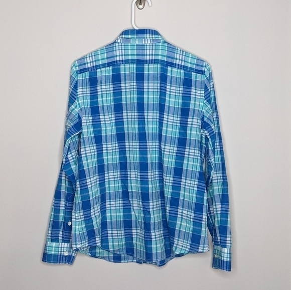 Lauren Ralph Lauren Plaid Button Down Shirt M - Picture 2 of 5